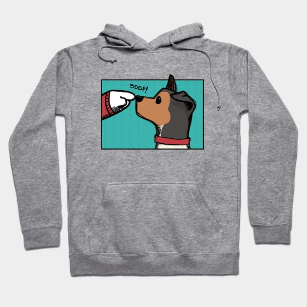 Boop (with frame + BG) Hoodie by Hey Buddy Comics